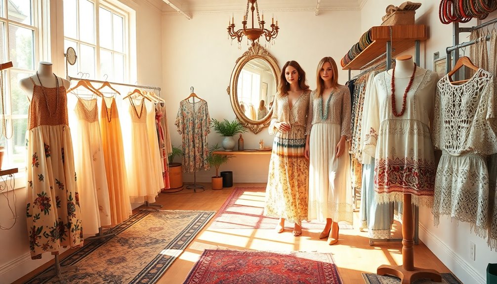 bohemian inspired effortless chic fashion