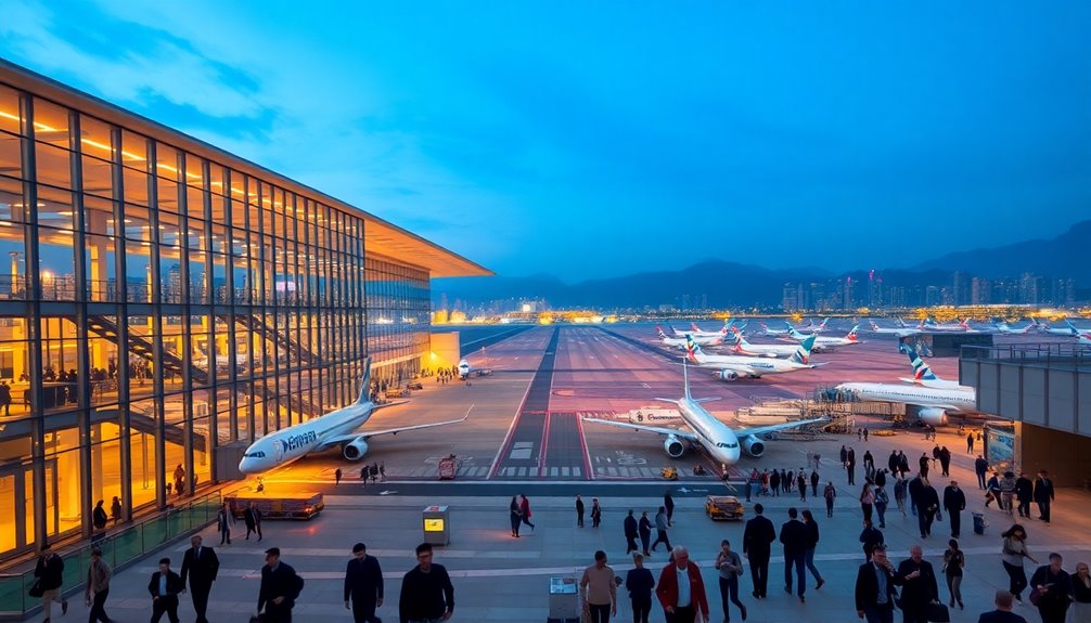 efficient modern airport experience