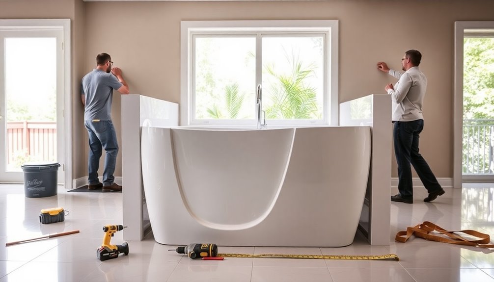 walk in tub installation
