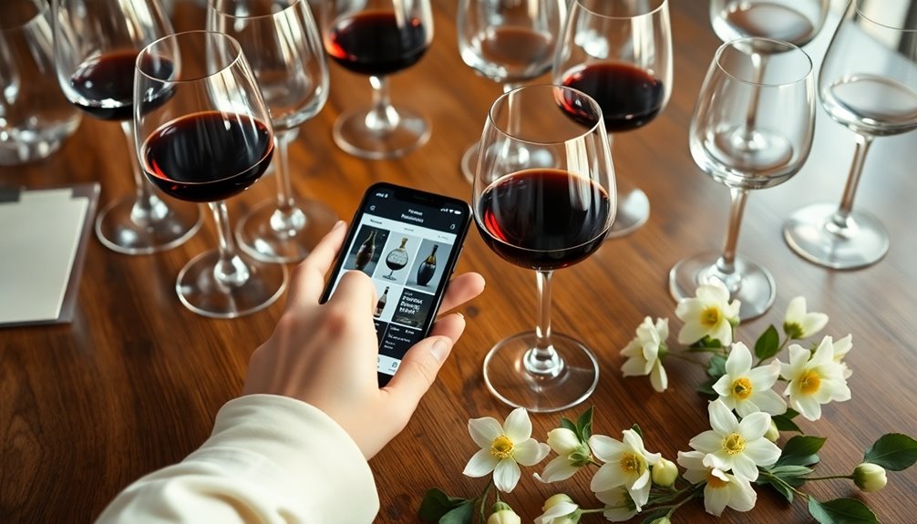 wine pairing and tracking